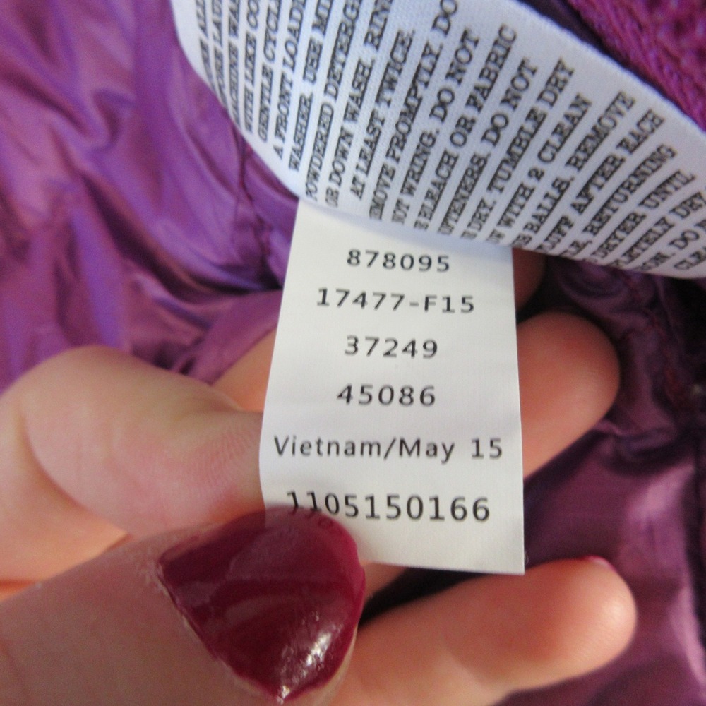 REI Co Op Womens Purple 650 Down Filled Insulated Puffer Vest Size L Hiking - Picture 8 of 10